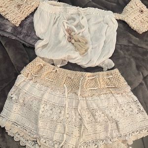 Crop top & Shorts Set